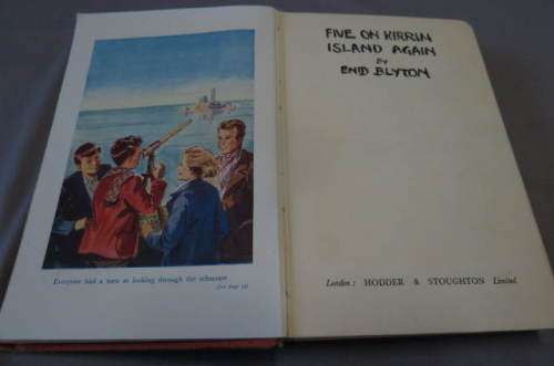 Enid Blyton, The Five on Kirrin Island again. First edition 1947.